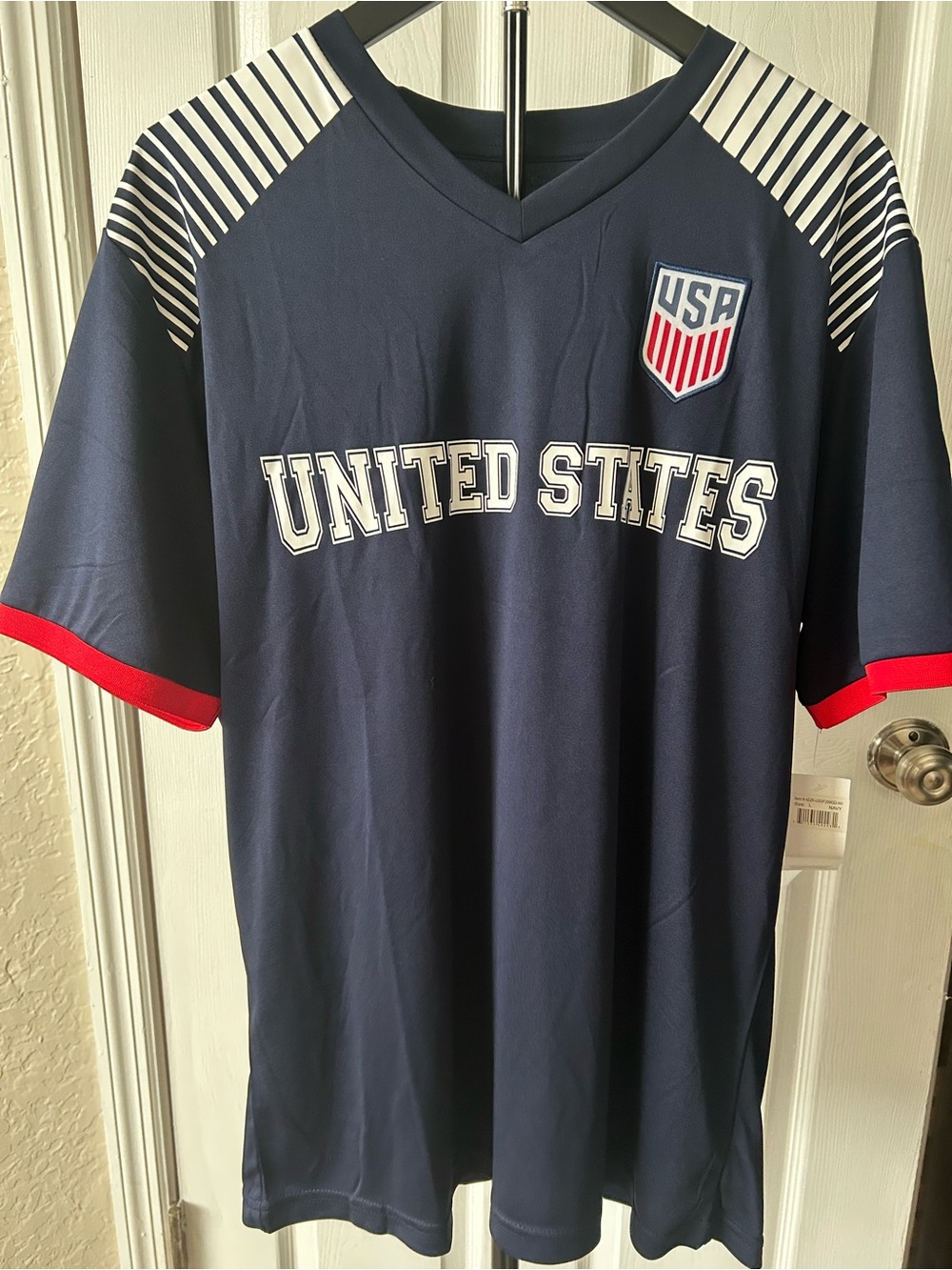 Lot of 2 NWT Official US Soccer Men’s Fan Shirts Bundle Size L